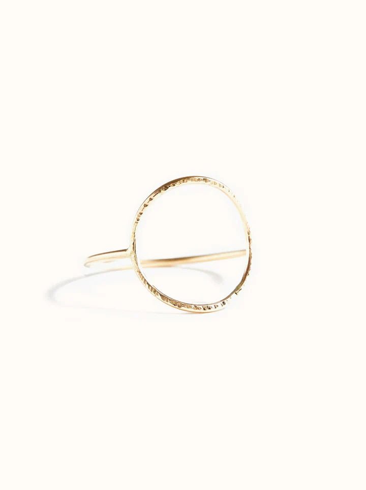 Rose & Lee Co Circle Ring, Gold Rings