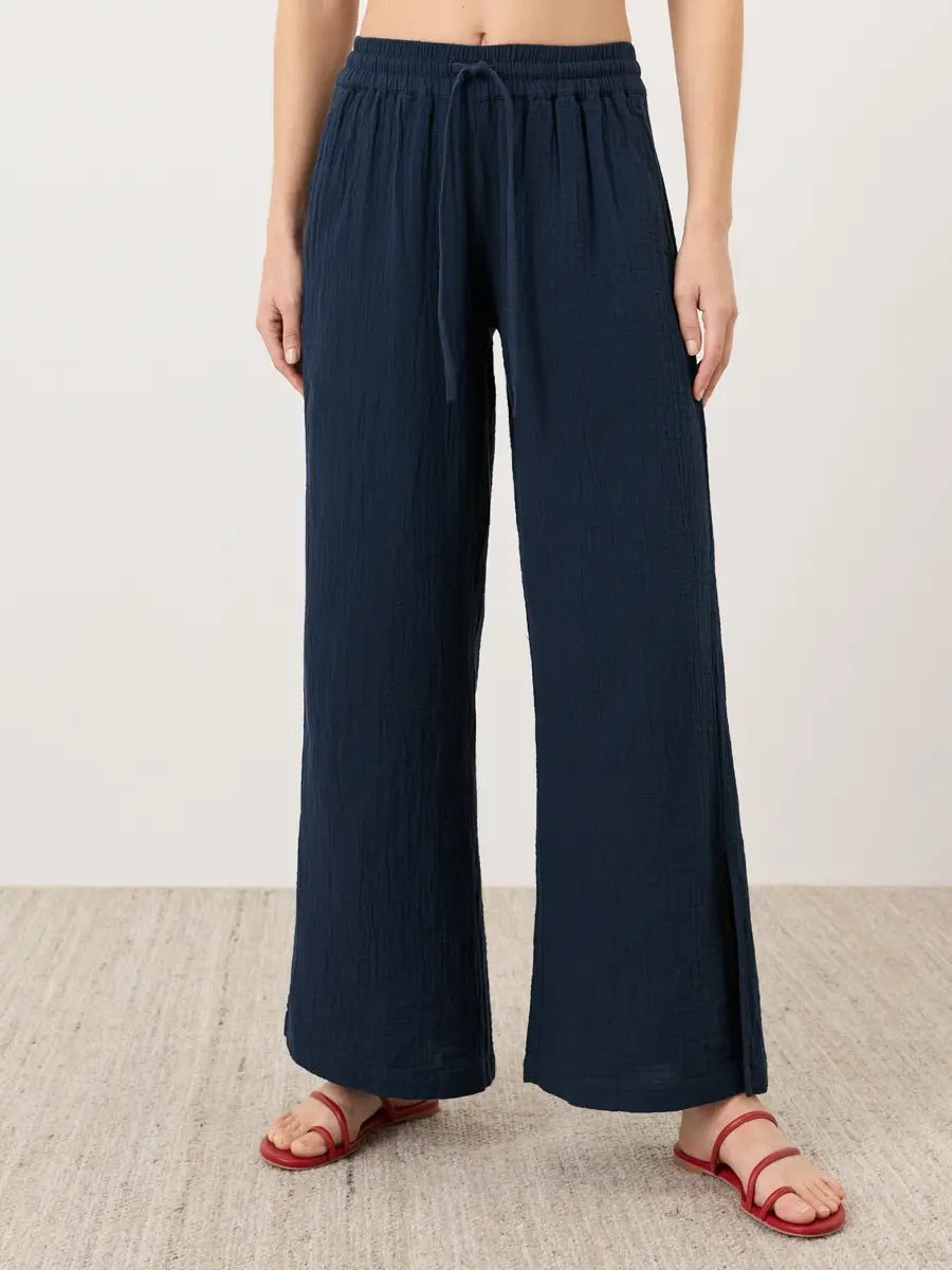 Rose & Lee Co Coastal Pants, Navy Pants