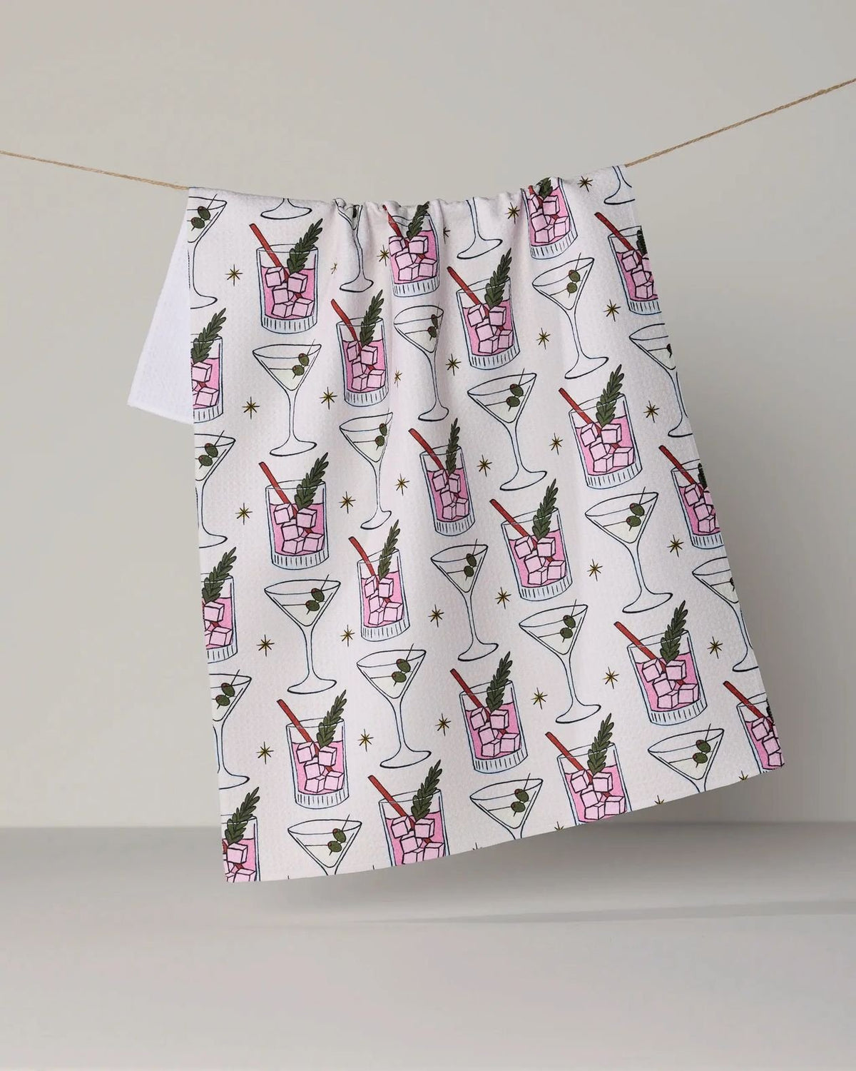 Rose & Lee Co Cocktail Countdown Tea Towel Home & Gifts