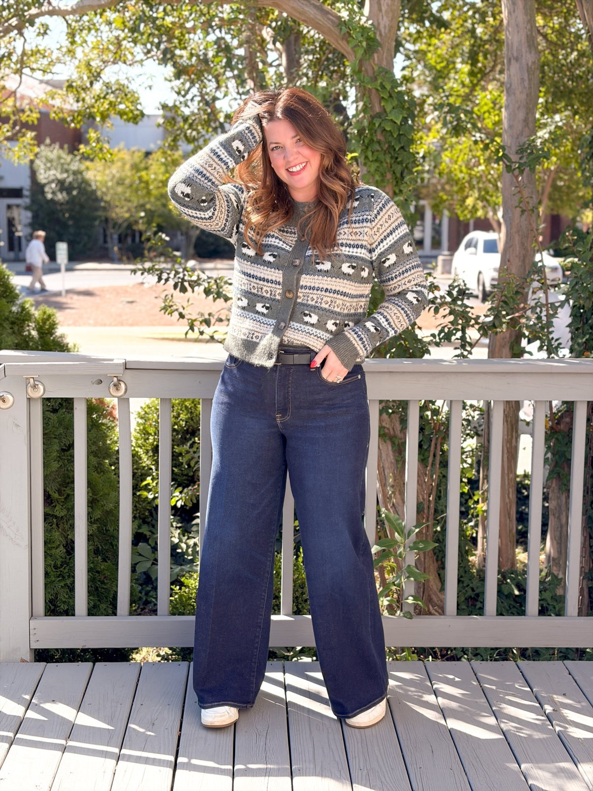 Rose & Lee Co Cole Cardigan, Spruce Cardigan