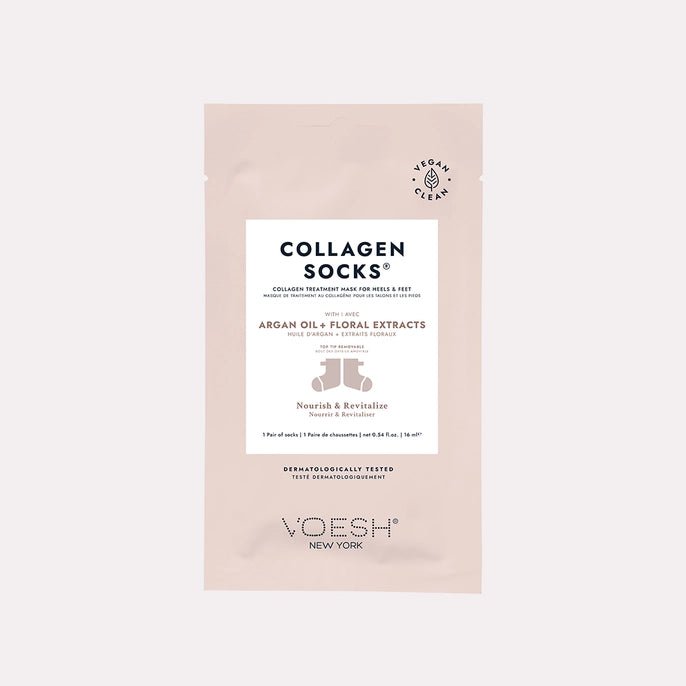 Rose & Lee Co Collagan Socks with Argan Oil & Floral Extracts Bath & Body