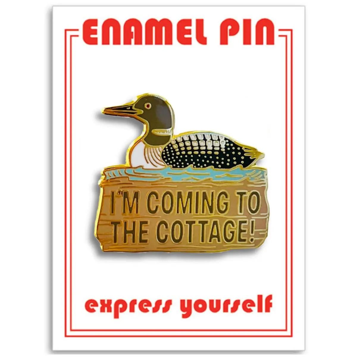 Rose & Lee Co I'm Coming To The Cottage! Pin Stationary
