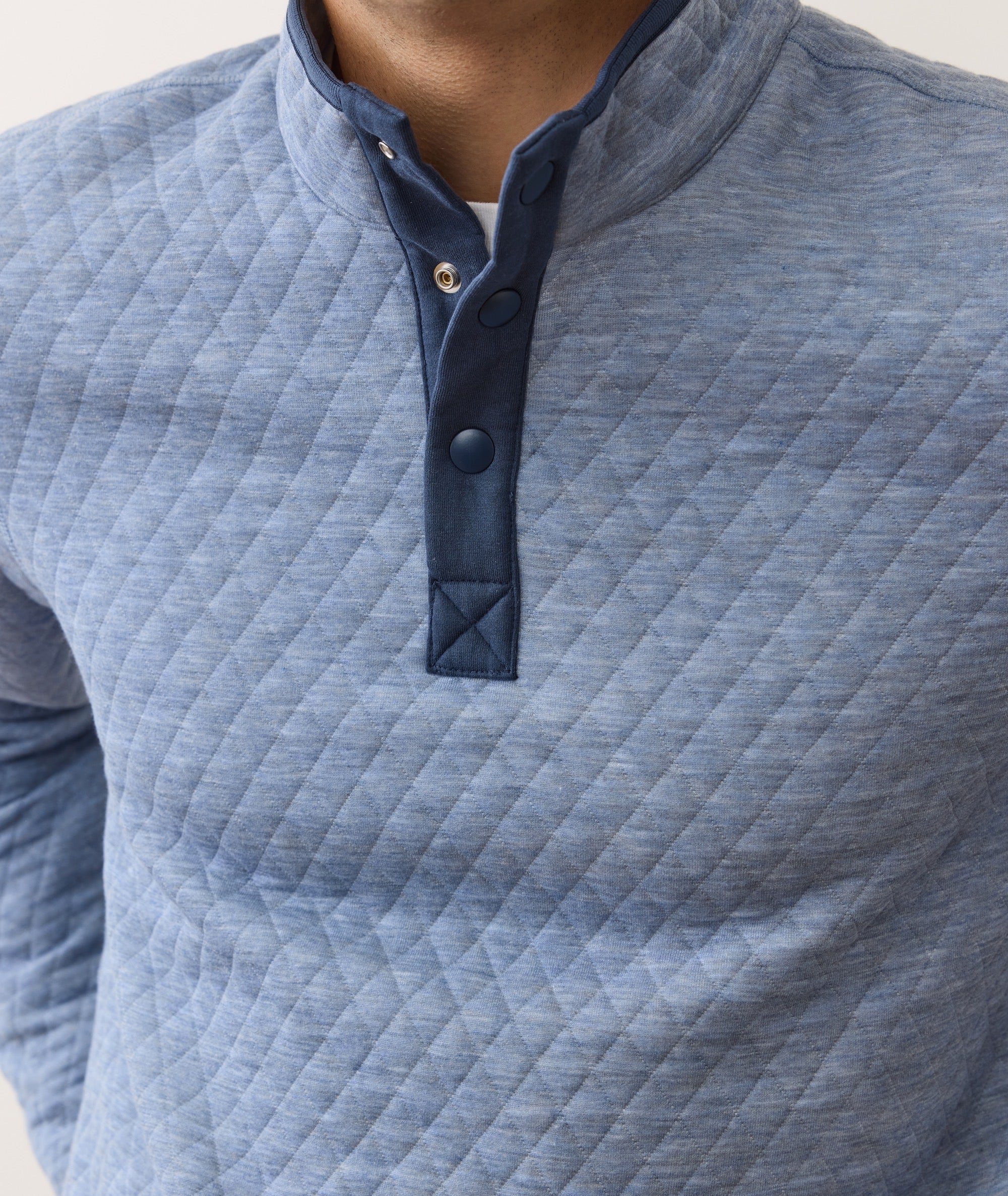 Blue & Grey Reversible Pullover