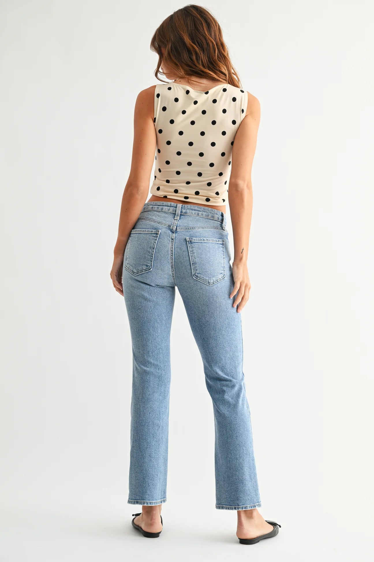 Rose & Lee Co Crystal Jeans, Light Denim Denim