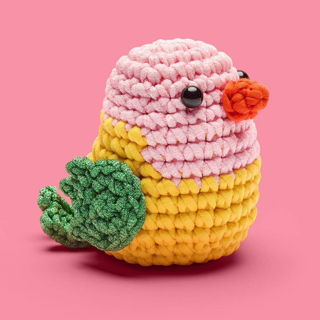 Rose & Lee Co Cupid The Lovebird Crochet Kit Home & Gifts