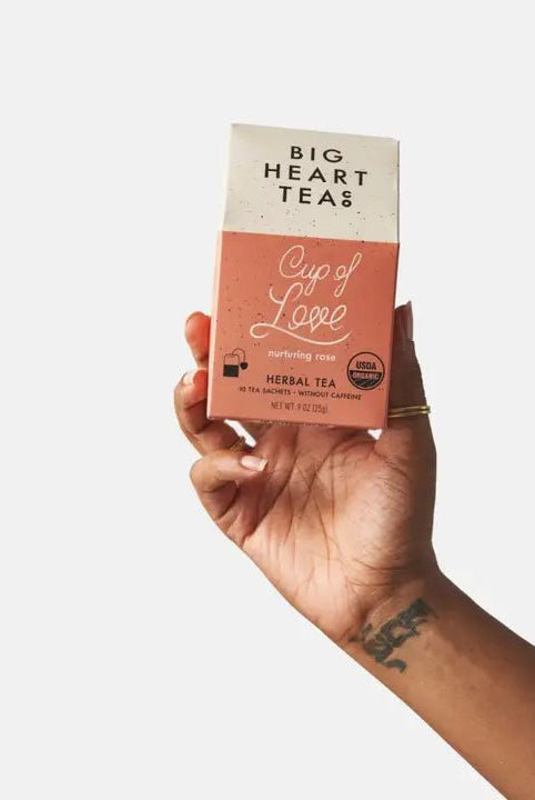 Rose & Lee Co 10 Count Tea Bags, Cup of Love Food & Drink
