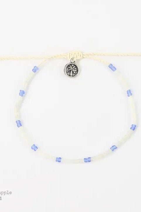 Rose & Lee Co Nusa Dainty Beaded Bracelet, Ocean Blues Bracelets