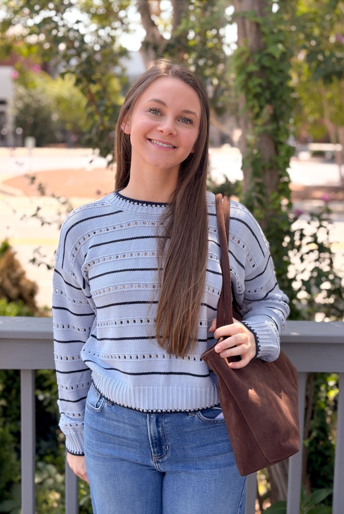 Rose & Lee Co Darby Sweater, Skyline by Z Supply Sweaters