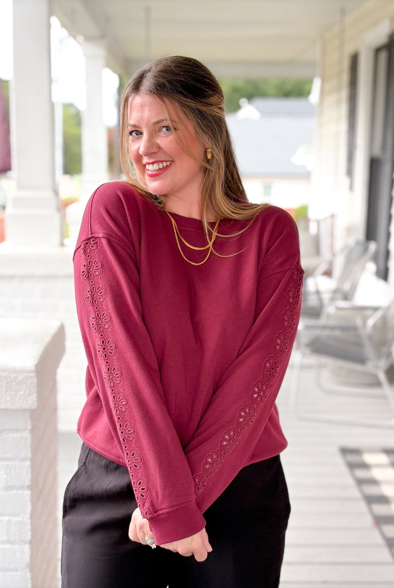 Rose & Lee Co Marietta Sweatshirt, Zinfandel Sweatshirt & Hoodies