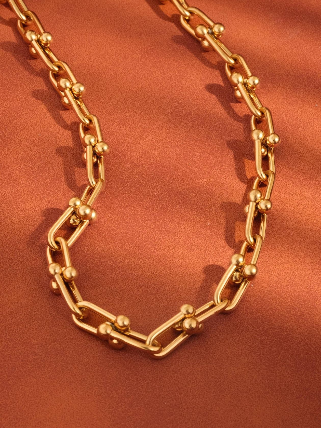Gold Bold Chain Necklace