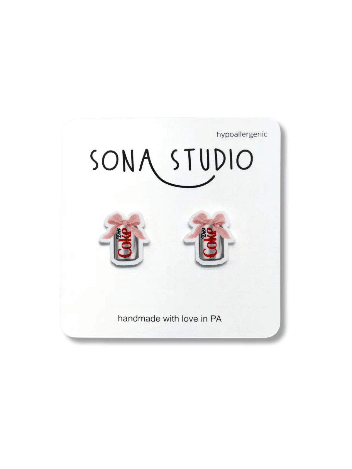 Rose & Lee Co Diet Soda Earrings Earrings