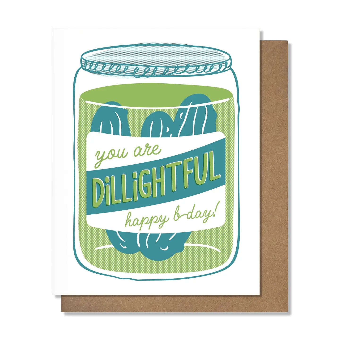 Rose & Lee Co Dillightful Birthday Card Stationery