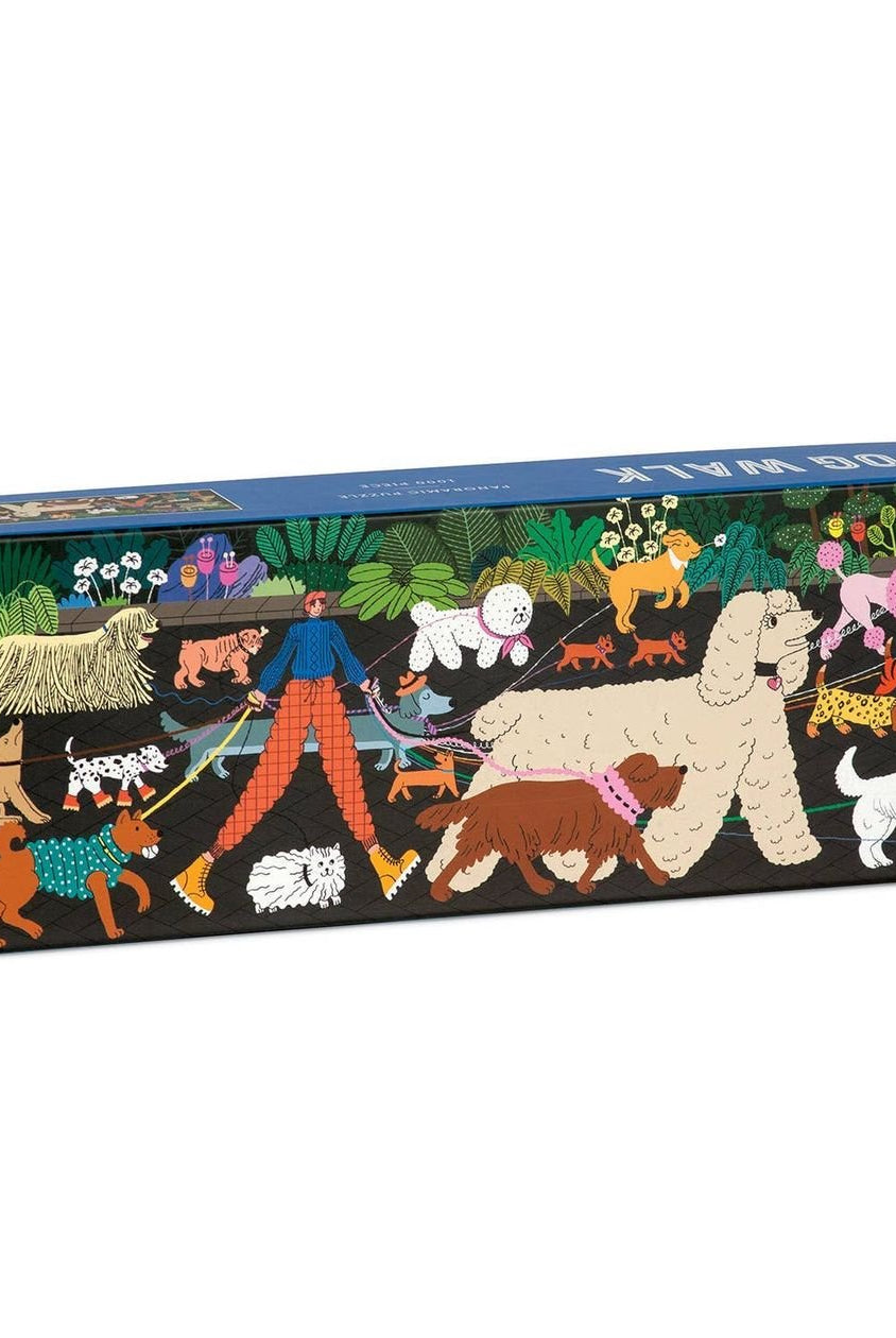 Rose & Lee Co Dog Walk 1,000 Piece Panoramic Puzzle Home & Gifts