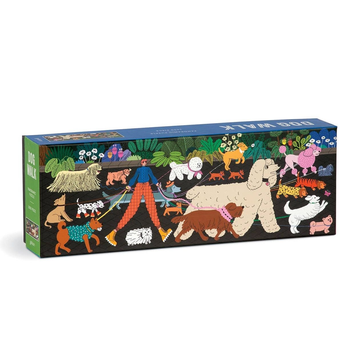Rose & Lee Co Dog Walk 1,000 Piece Panoramic Puzzle Home & Gifts