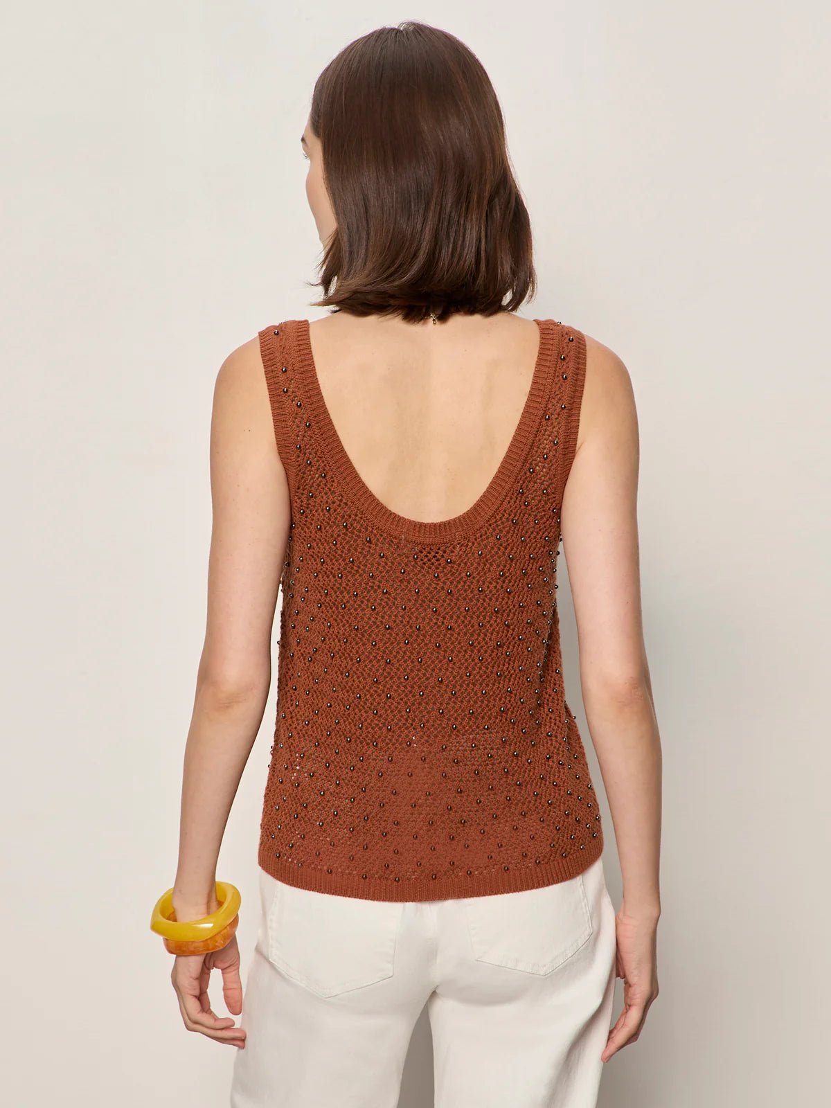 Rose & Lee Co Dune Studded Tank, Ancient Clay by Sanctuary Tanks