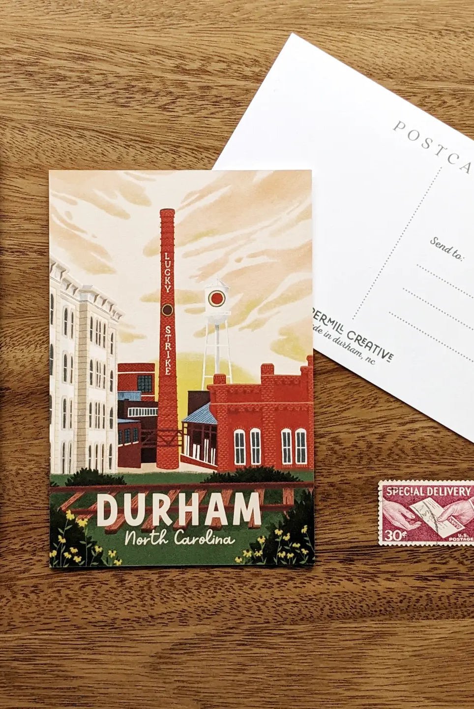 Rose & Lee Co Durham NC Luxe Postcard Stationery