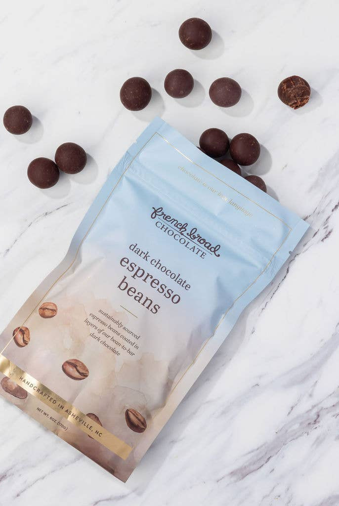 Rose & Lee Co Dark Chocolate Covered Espresso Beans, 6oz Food & Drink