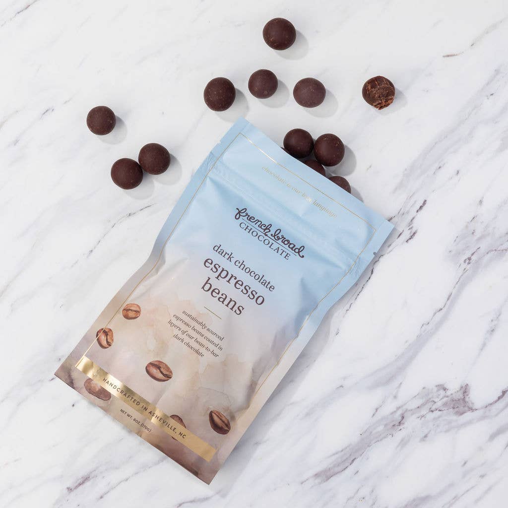 Rose & Lee Co Dark Chocolate Covered Espresso Beans, 6oz Food & Drink