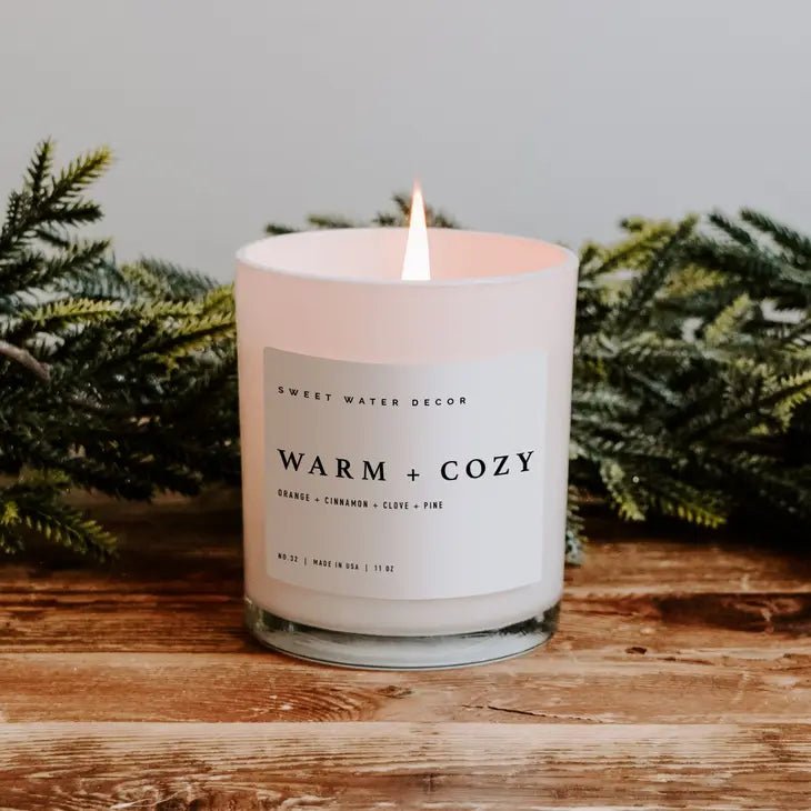 Rose & Lee Co Warm and Cozy Soy Candle, 11 oz Candles