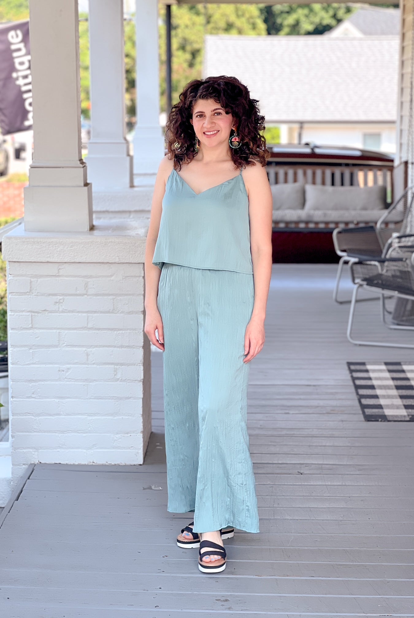 Rose & Lee Co Sunset Pants, Sea Pine by Z Supply unknown