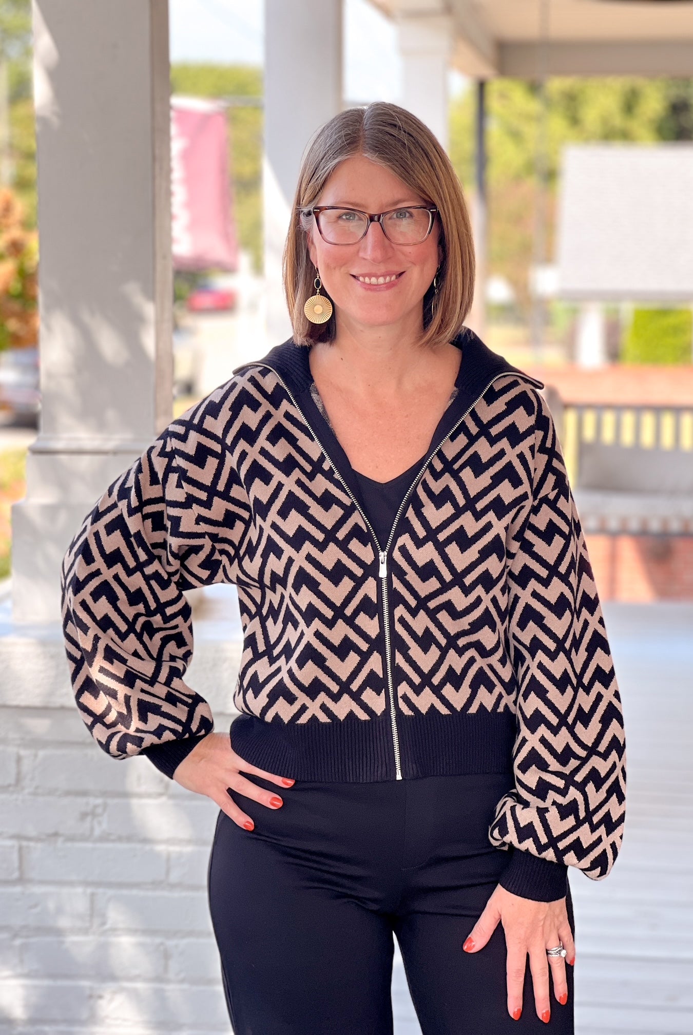 Rose & Lee Co Aria Jacket, Black/Silver Jackets