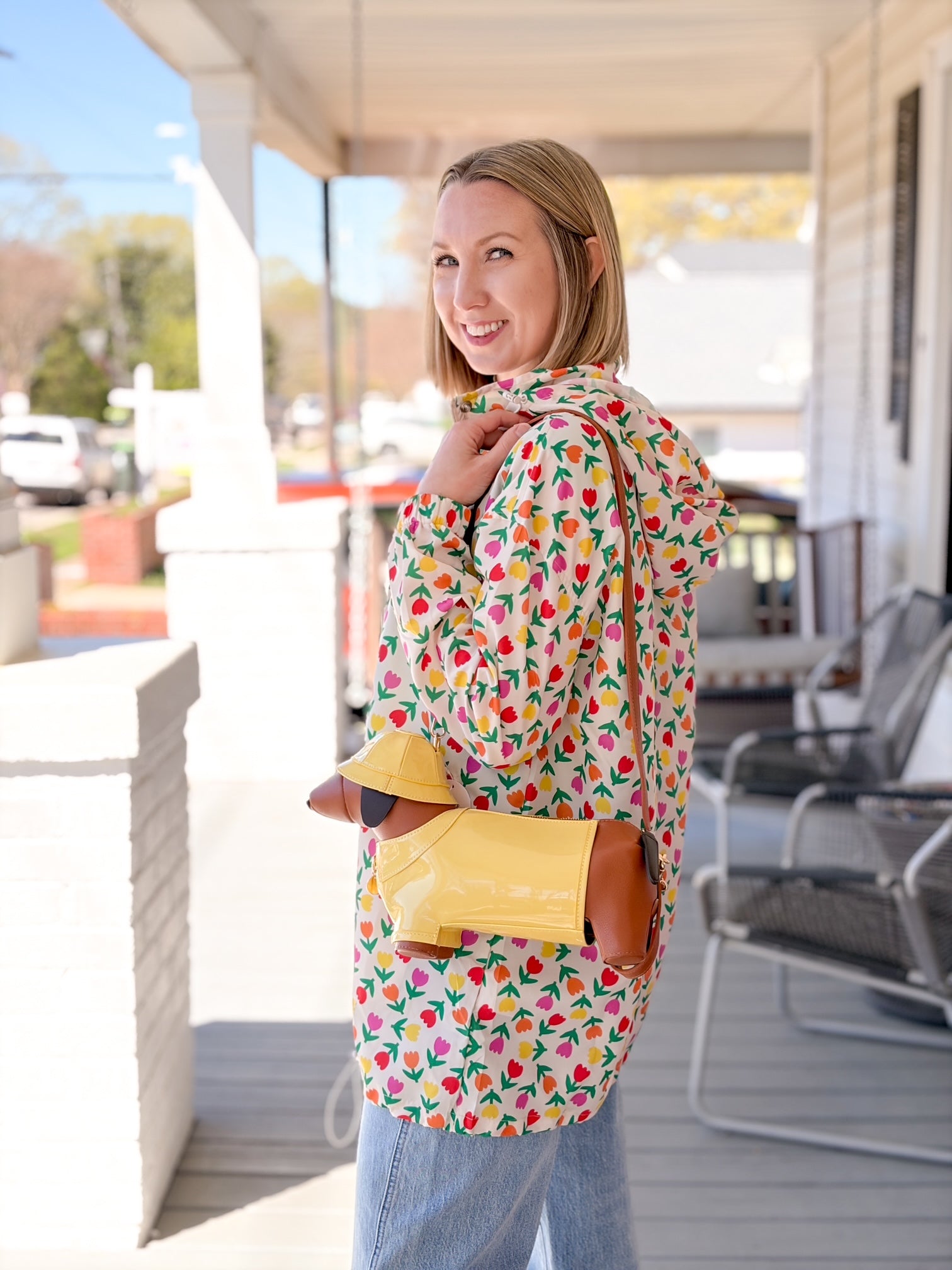 Rose & Lee Co Sydney Rain Jacket, Multi Jackets