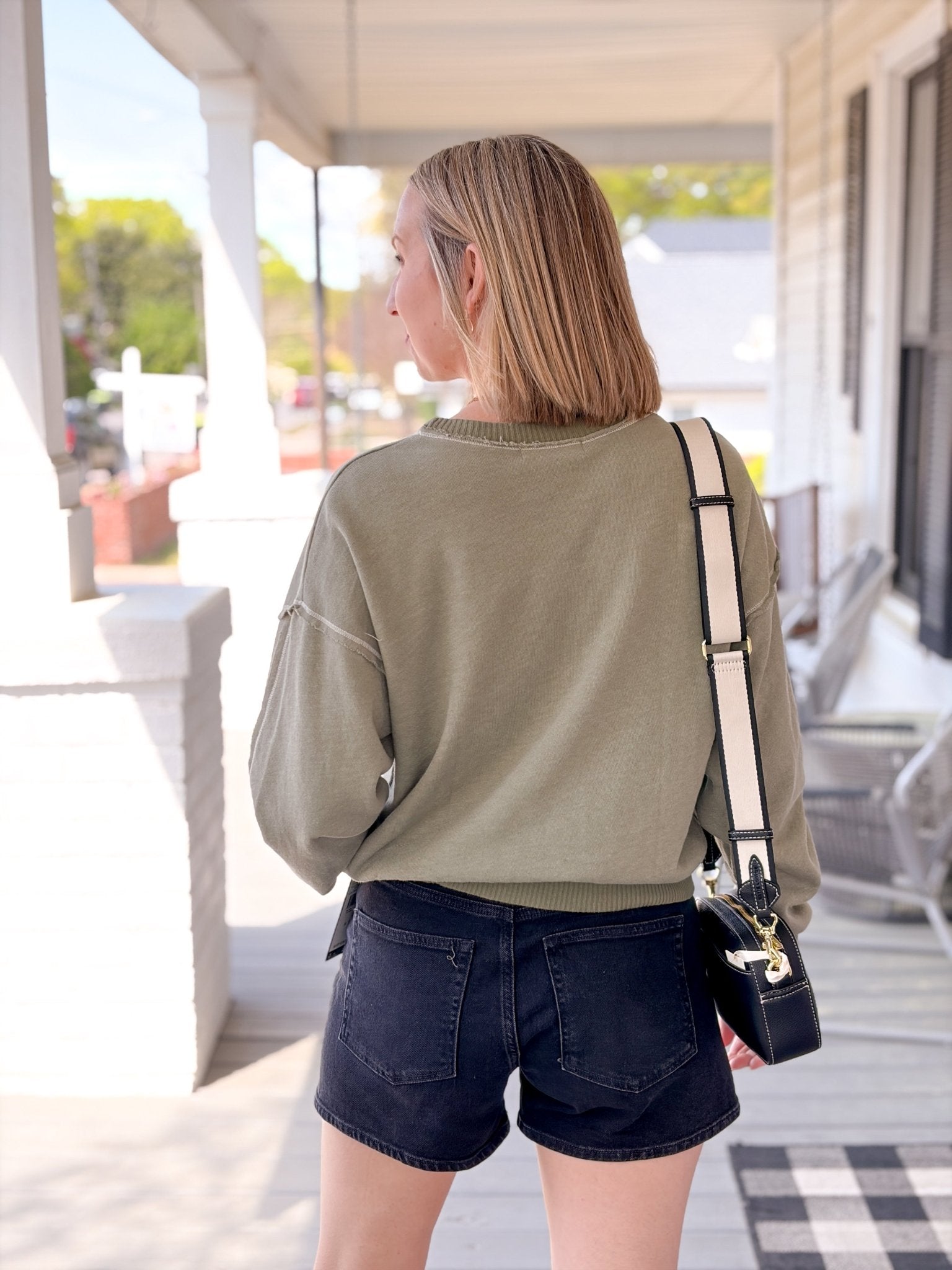 Rose & Lee Co Greene Sweatshirt, Sage Leaf by Project Social T Sweatshirt & Hoodies