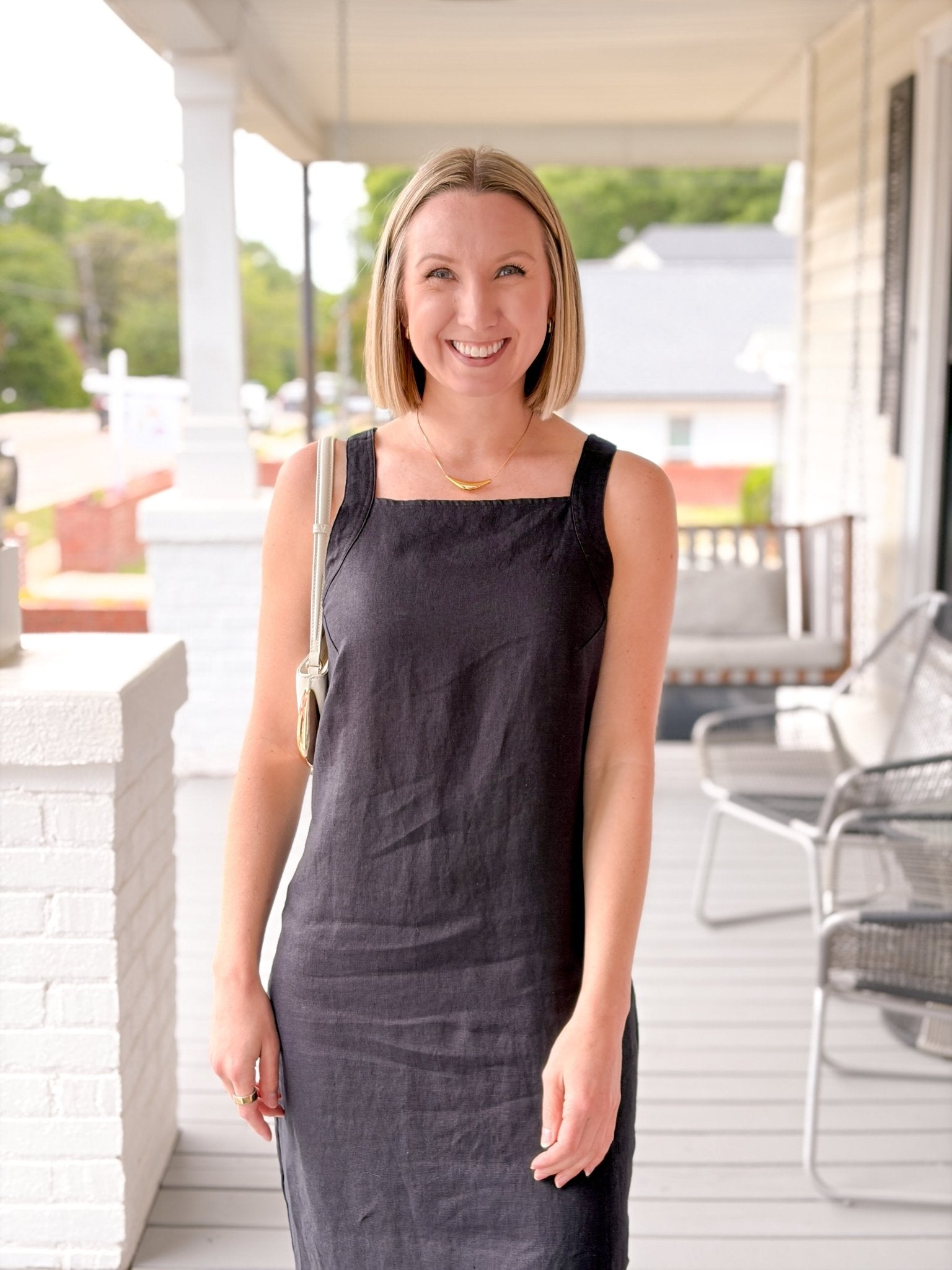 Rose & Lee Co Ashanti Dress, Black Work Dress
