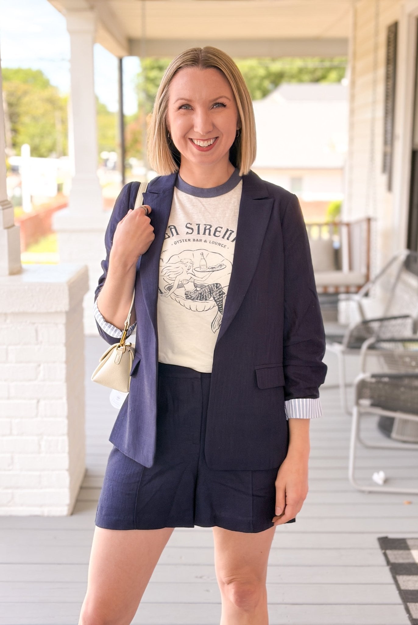 Rose & Lee Co Maya Jacket, Navy Jackets
