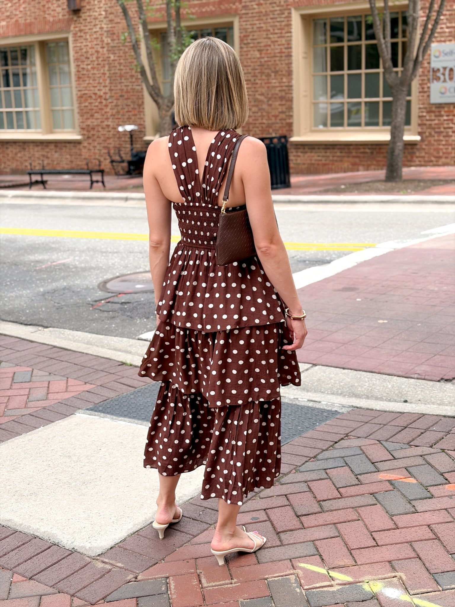 Rose & Lee Co Alice Dress, Chestnut Event Dress