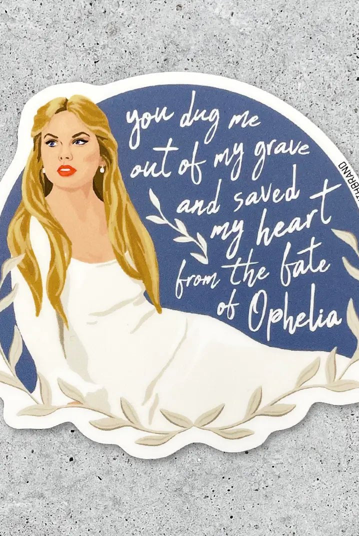 Rose & Lee Co Taylor Swift Ophelia Sticker Stationery