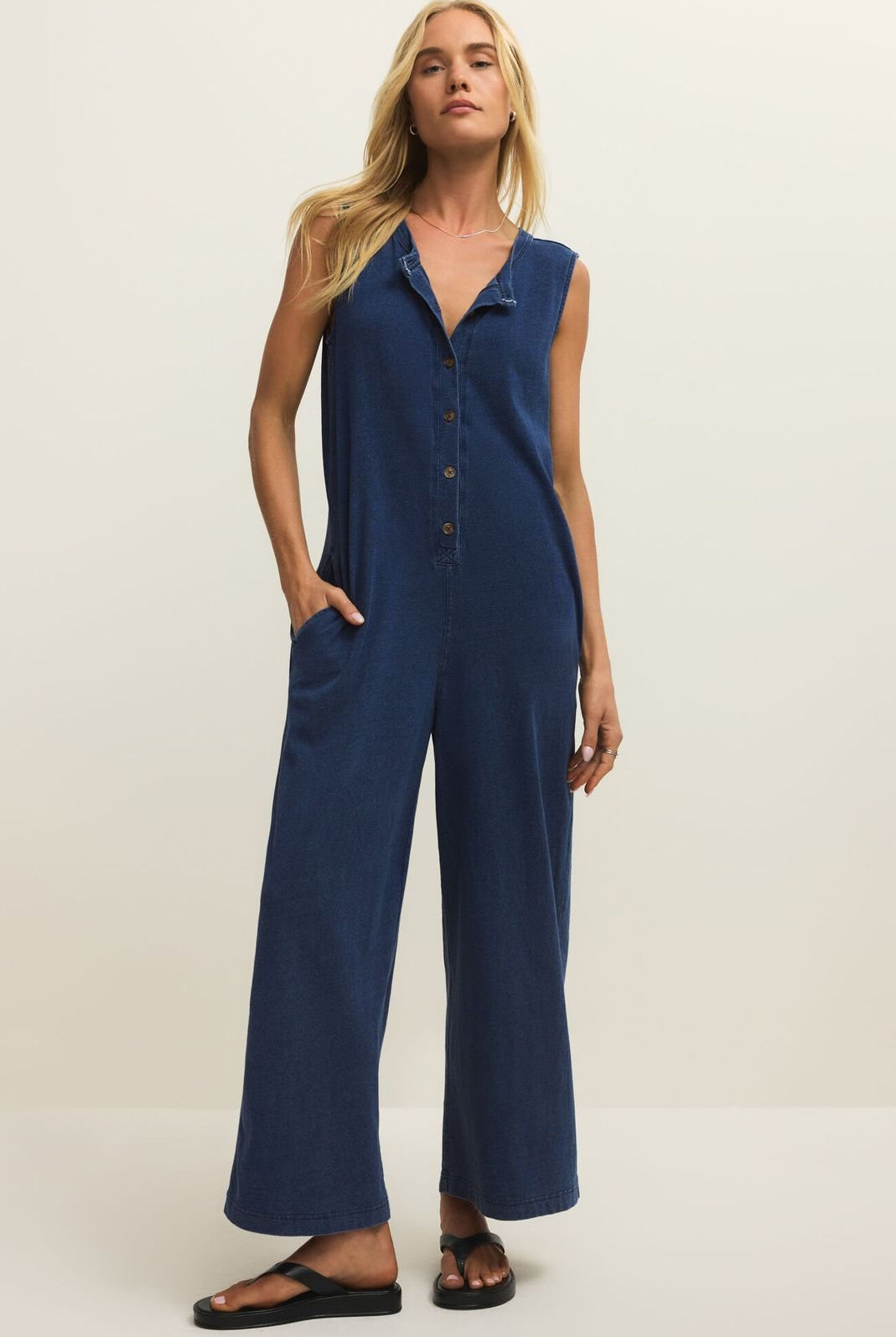 Rose & Lee Co Fiona Jumpsuit, Indigo by Z Supply Jumpsuit