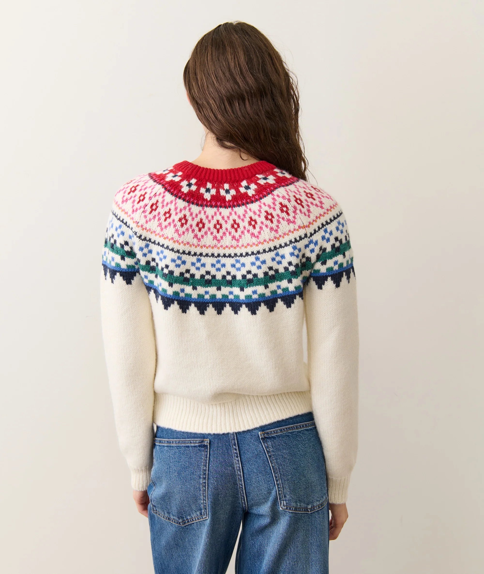 Multi-Colored Fair Isle Sweater