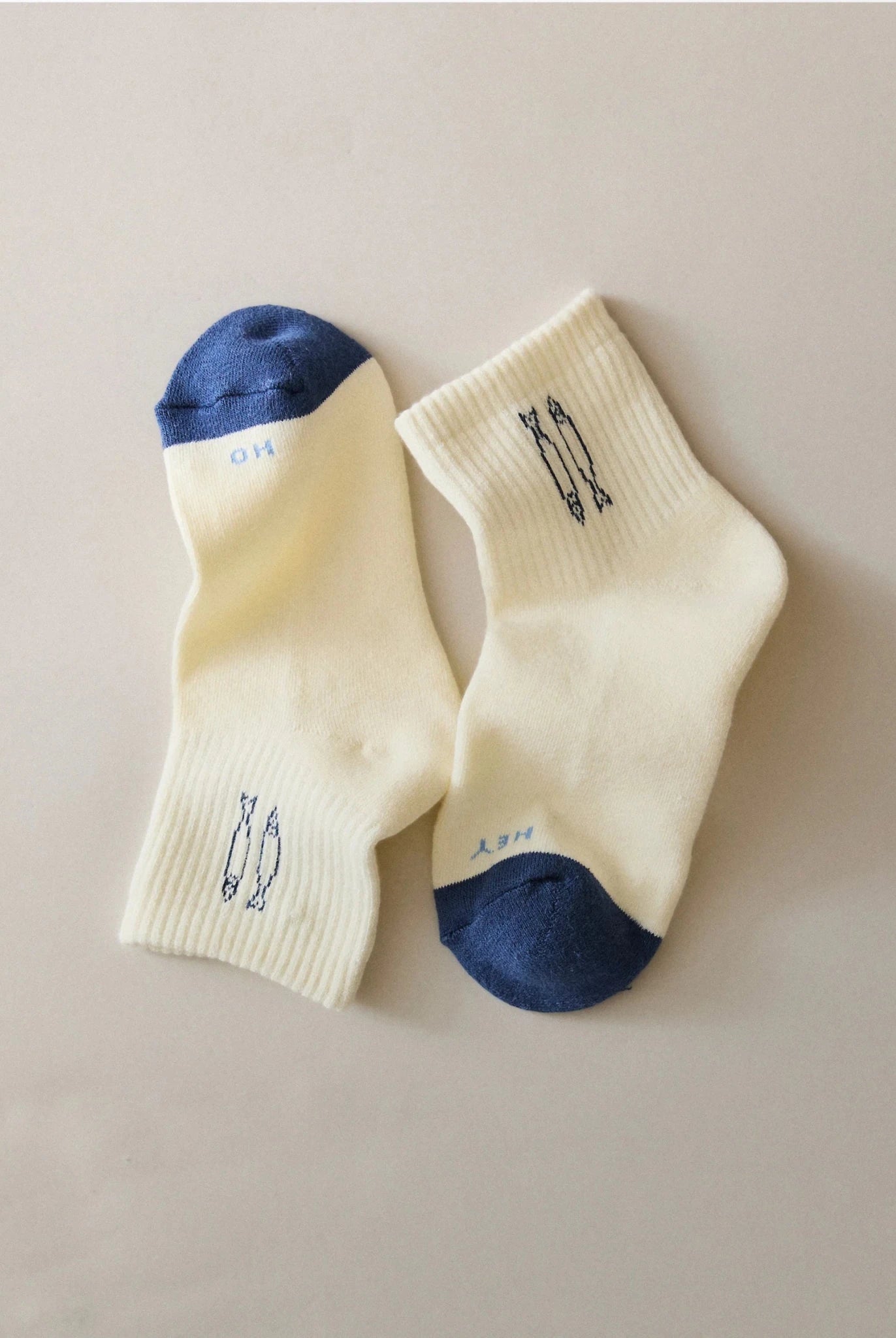 Rose & Lee Co Quarter Crew Socks, Fish by Marine Layer Accessories