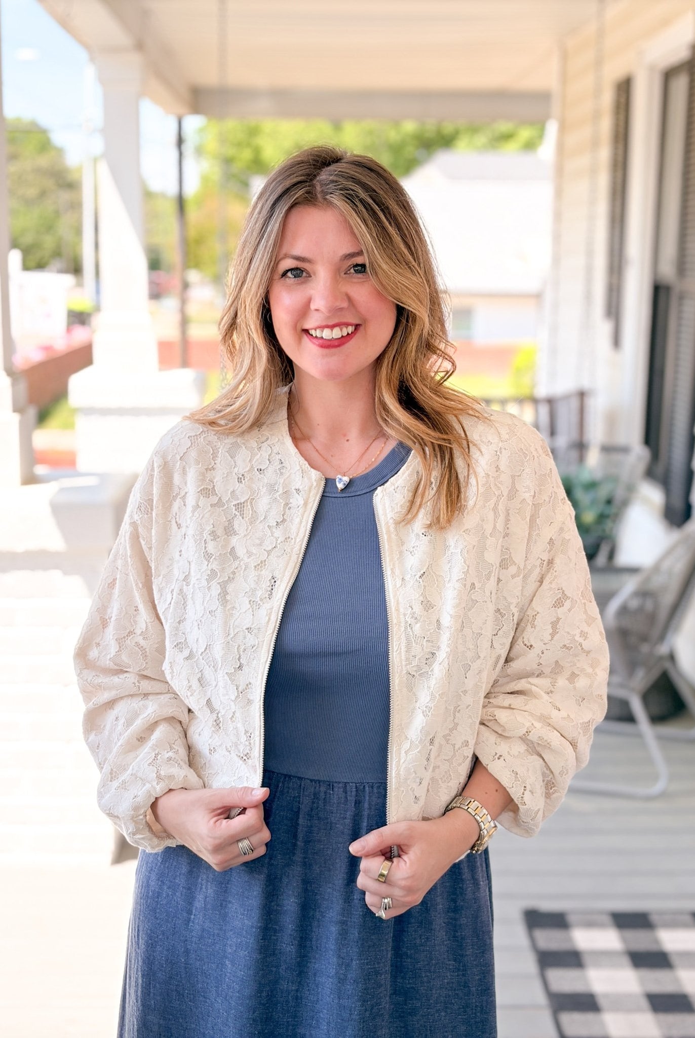 Rose & Lee Co Leila Lace Jacket, Collagen by Sanctuary Jackets