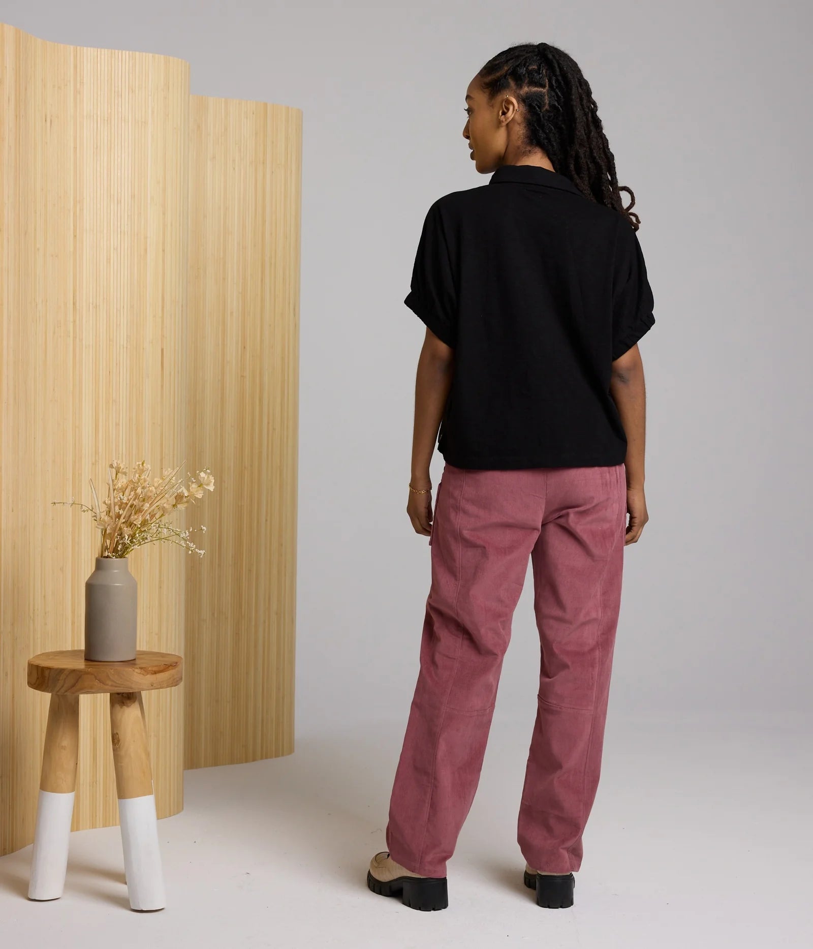 Burgundy Corduroy Pants