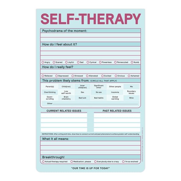 Rose & Lee Co Self - Therapy Pad, Pastel Stationery