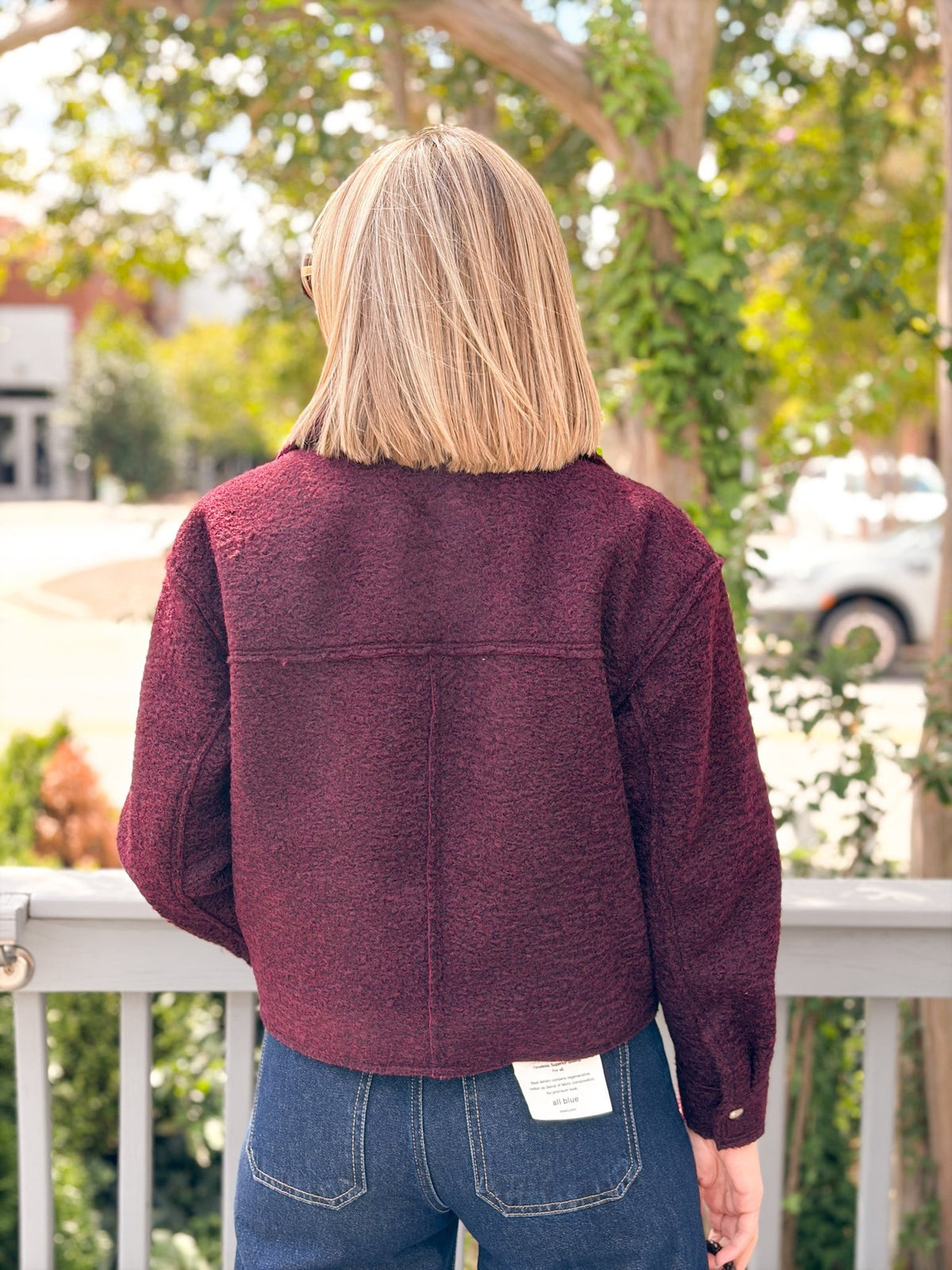 Rose & Lee Co Galinda Jacket, Wine Jackets