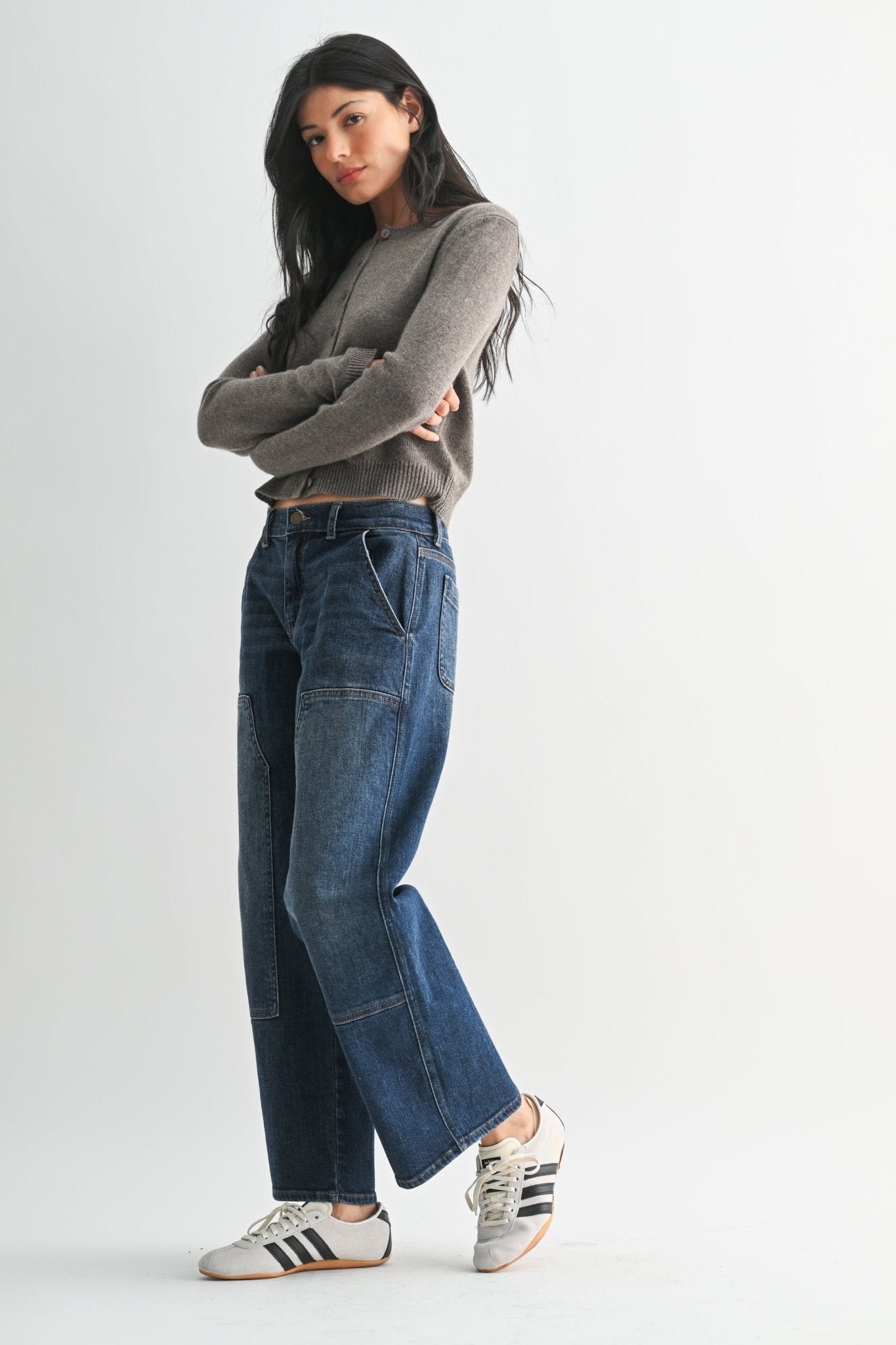 Rose & Lee Co Garden Jeans, Dark Denim Denim