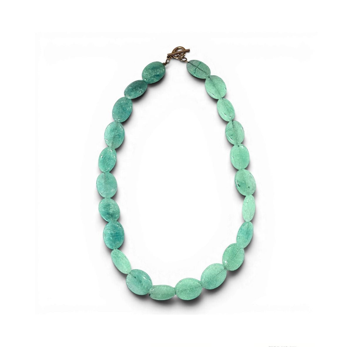 Rose & Lee Co Gemstone Beaded Necklace, Aquamarine Necklaces