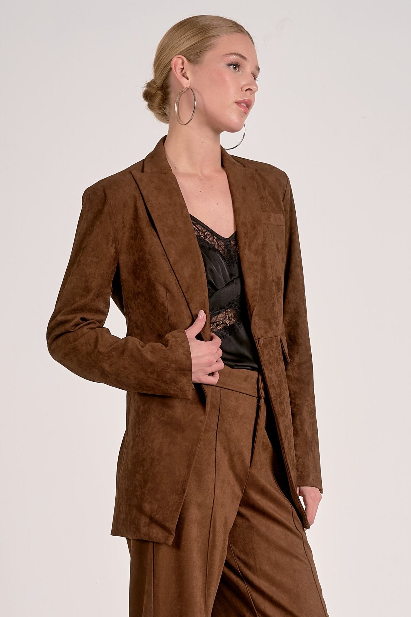 Rose & Lee Co Gia Blazer, Chocolate Jackets