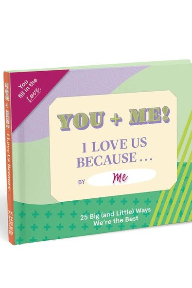 Rose & Lee Co I Love Us Because Book Stationery