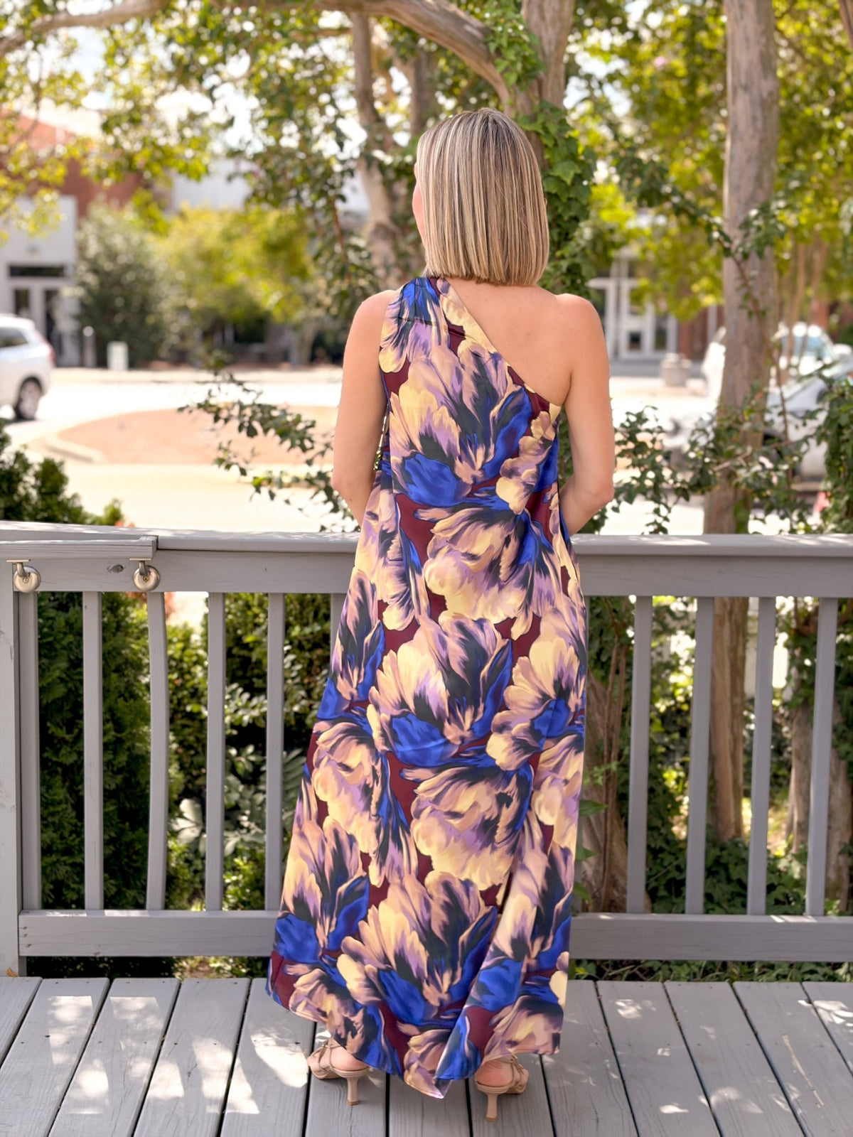 Rose & Lee Co Glena Dress, Burgundy/Multi Event Dress
