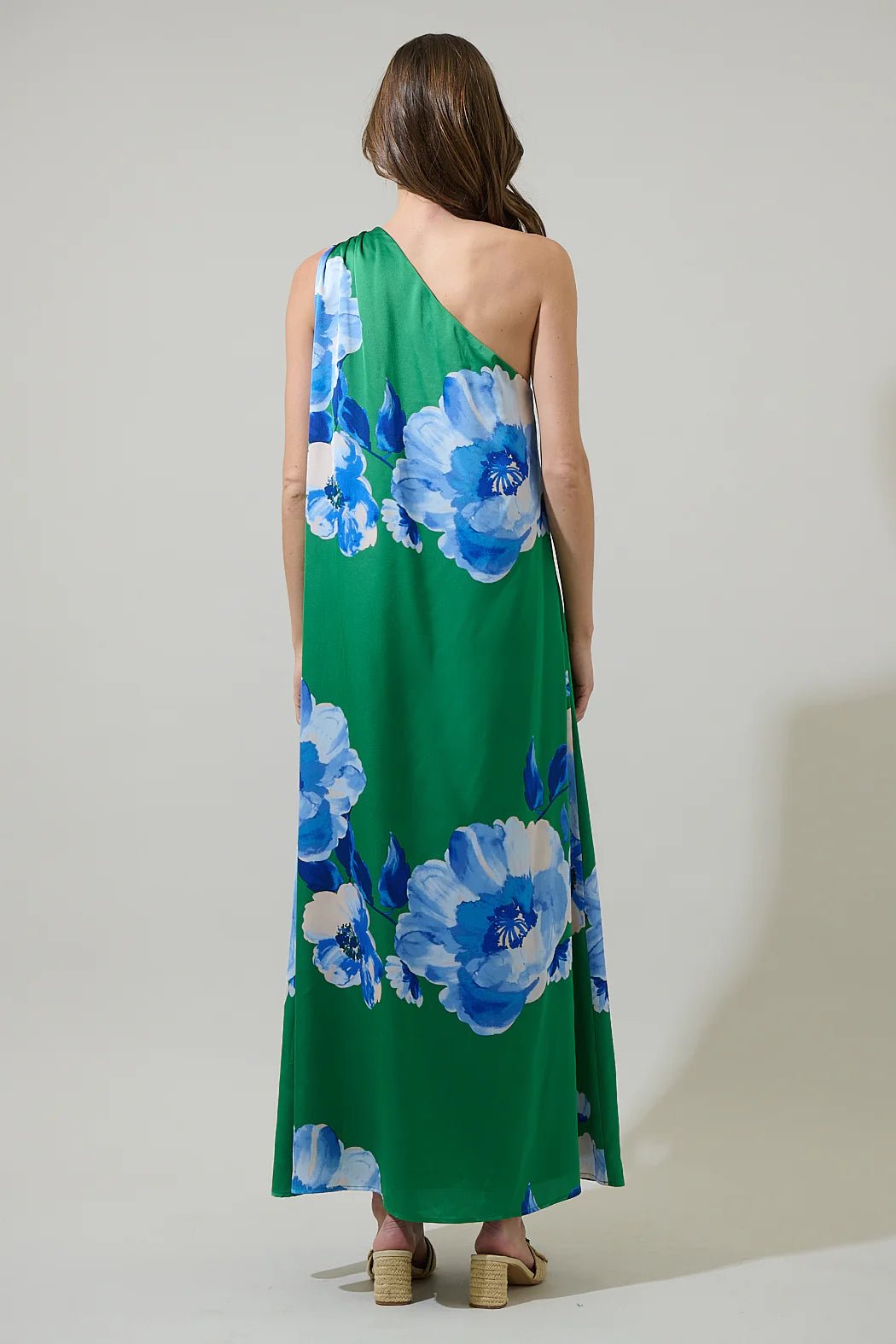 Rose & Lee Co Glena Dress, Green/Blue Event Dress