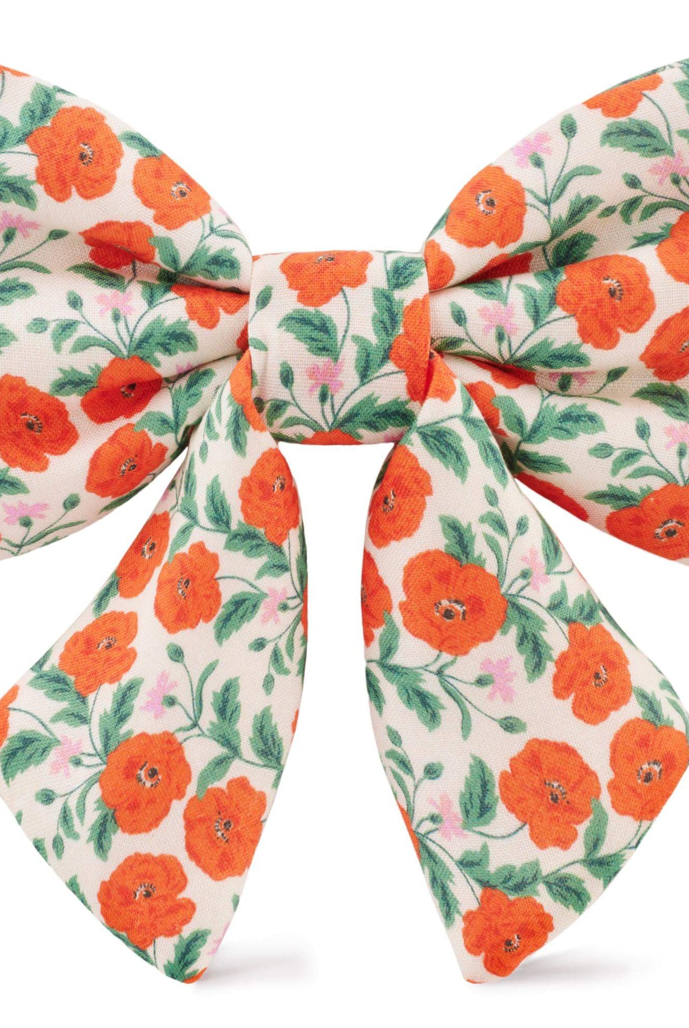 Rose & Lee Co The Foggy Dog Bow Tie, Golden Poppies Pets