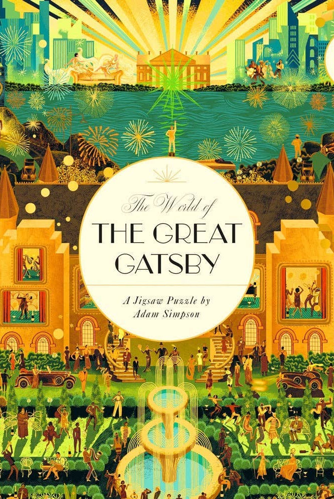 Rose & Lee Co The World Of The Great Gatsby, 1000 Piece Puzzle Home & Gifts