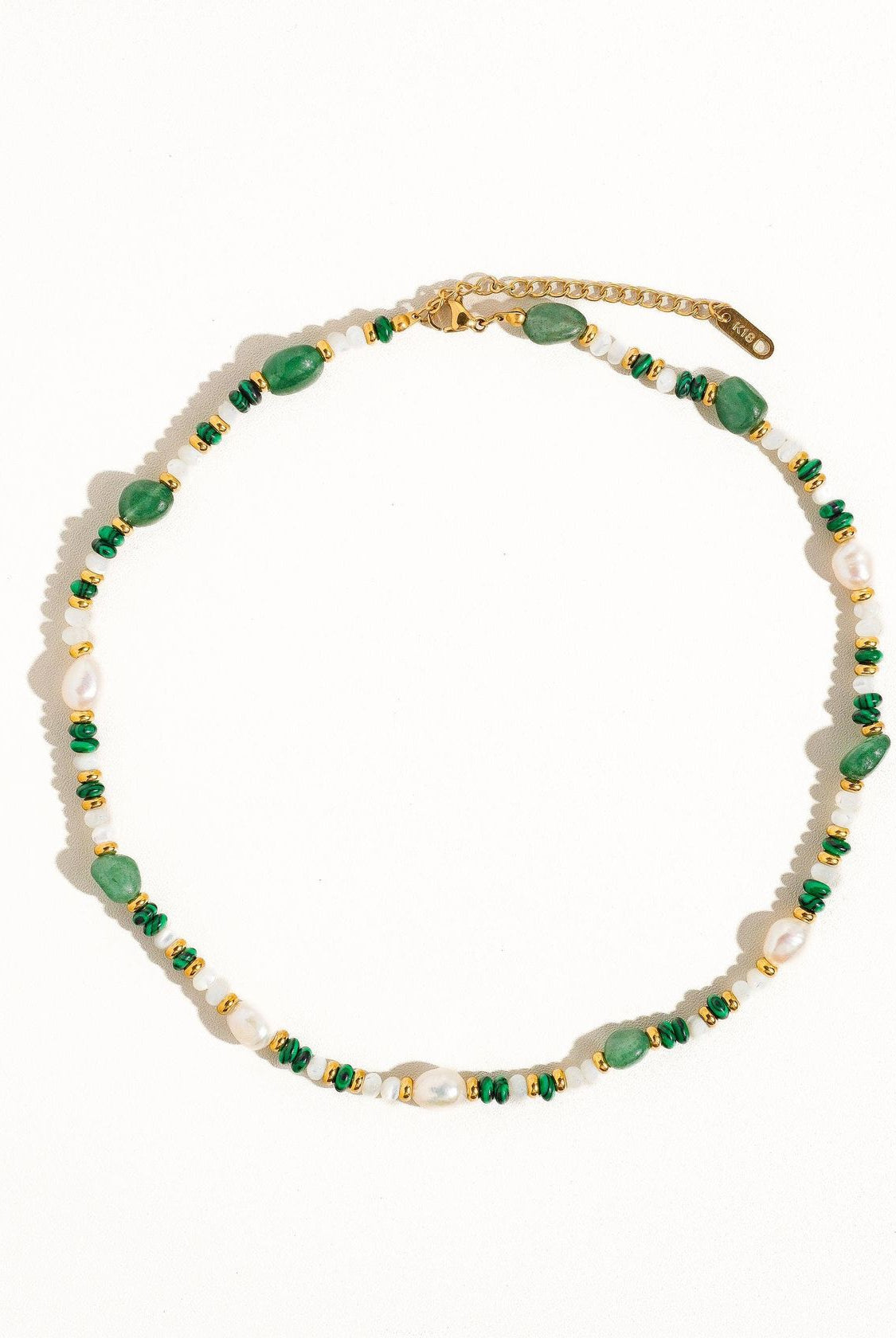 Rose & Lee Co Fern Necklace, Bohemian Pearl & Bead Necklaces
