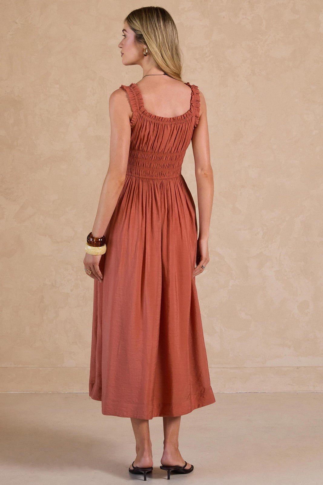Rose & Lee Co Harleigh Dress, Clay Rose Casual Dresses