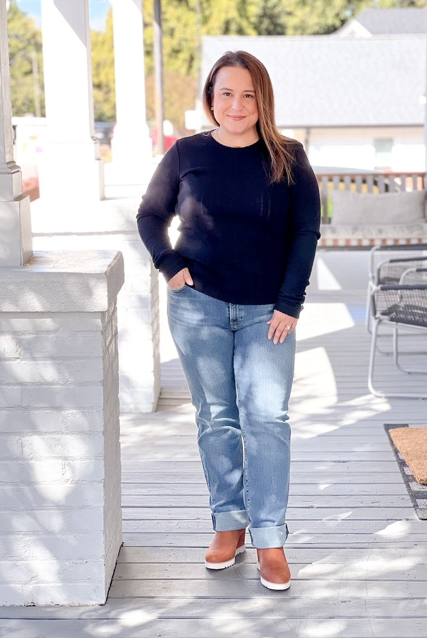 Rose & Lee Co Harper Top, Black unknown