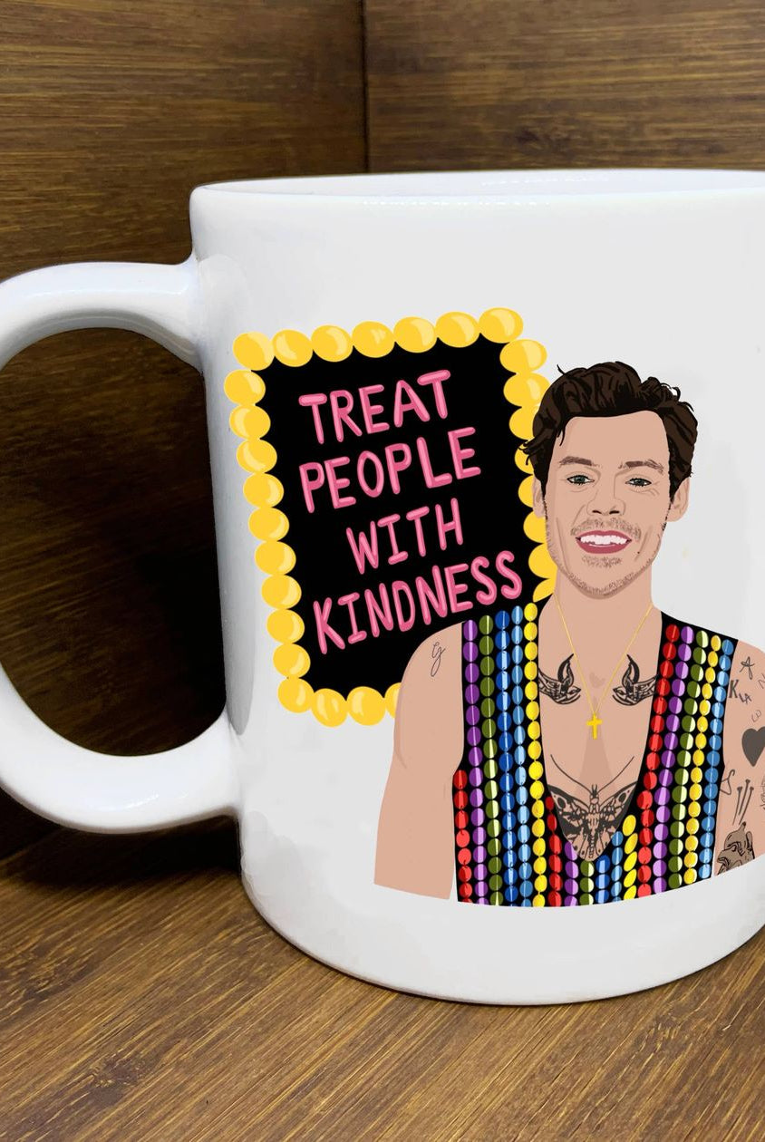 Rose & Lee Co Harry S. Treat People with Kindness Mug Drinkware